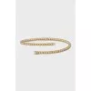 Yellow gold bracelet with diamonds