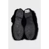 High fur boots