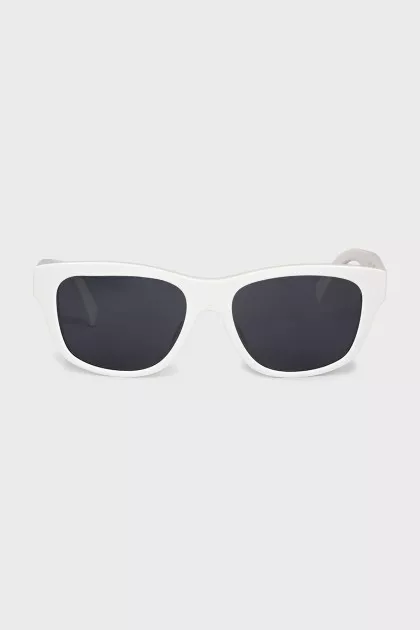 Сонцезахисні окуляри wayfarer білого кольору