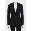 Black fitted jacket