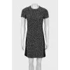 Black tweed dress