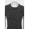 Black tweed dress