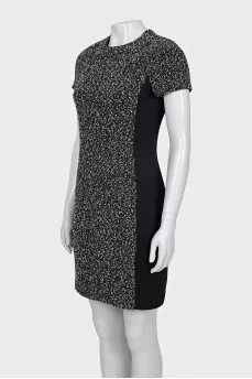 Black tweed dress
