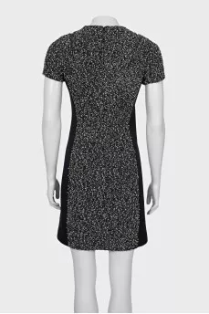 Black tweed dress