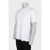 Men's white T-shirt