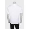 Men's white T-shirt