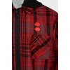 Men's shirt with a zipper and a hood