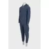 Men's suit consisting of a hoodie and trousers with pockets