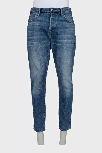 Men's slim fit jeans with pockets