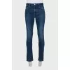 Чоловічі джинси slim fit синього кольору