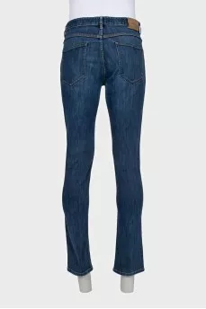 Чоловічі джинси slim fit синього кольору