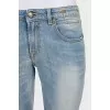 Light blue skinny fit low rise jeans