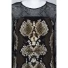 Dress with lace sleeves