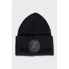 Men's knitted wool hat