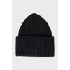 Men's knitted wool hat