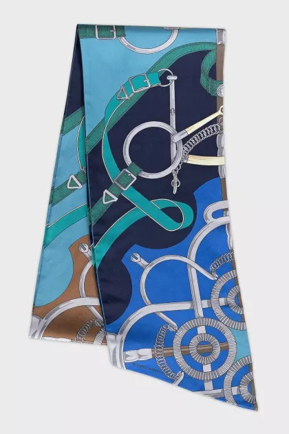 Wide silk twill