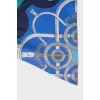 Wide silk twill