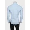 Men's straight long-sleeved shirt