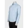 Men's straight long-sleeved shirt