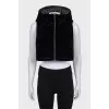 Reversible zippered hood