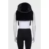 Reversible zippered hood