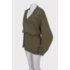 Fitted dress with wide sleeves