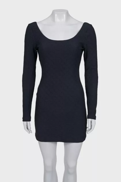 Backless bodycon mini dress