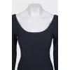 Backless bodycon mini dress
