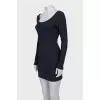 Backless bodycon mini dress