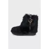 Boots made of natural wool
