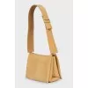 Suede shoulder bag