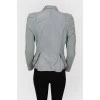 Jacket with plenty of zippers and buttons