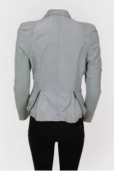 Jacket with plenty of zippers and buttons