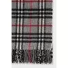 Men's cashmere scarf with fringe