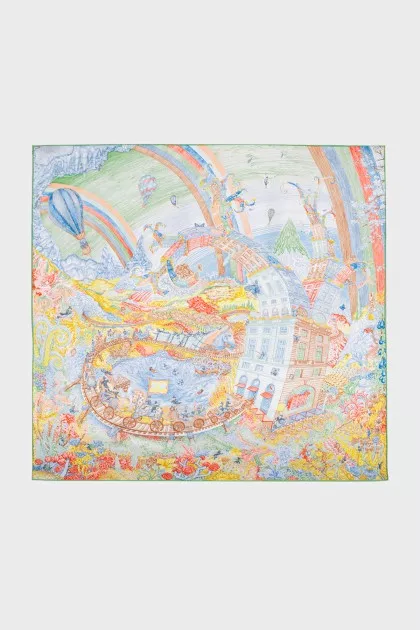 Silk scarf Carré