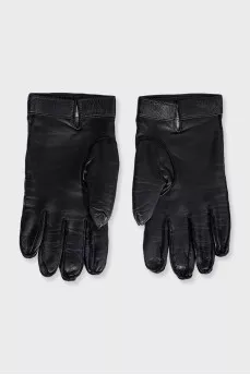 Men's crocodile leather gloves