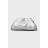 Silver Pouch Clutch