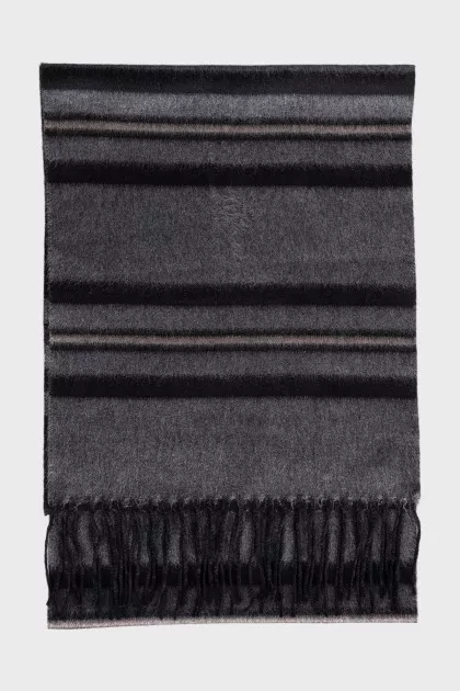 Men's cashmere and silk scarf