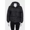 Down jacket with a fastex fastener