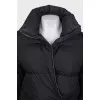 Down jacket with a fastex fastener