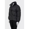 Down jacket with a fastex fastener