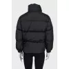 Down jacket with a fastex fastener