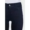 Темно-сині джинси skinny fit з кишенями