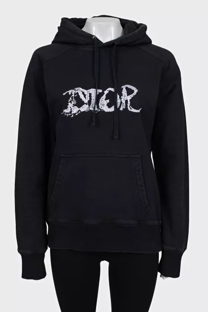 Чорне худі by Christian Dior x Peter Doig