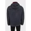 Men's cropped straight-cut sheepskin coat