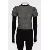 Cashmere and silk jumper