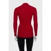 Slim-fit wool cardigan with buttons