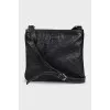 Men's bag with branded embossing