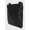 Men's bag with branded embossing