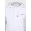 White Le Sweatshirt Brod hoodie